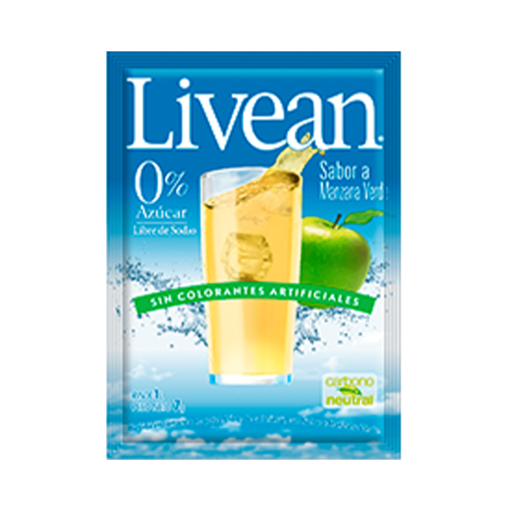 cugat.cl jugo-en-polvo-libre-de-azucar-livean-manzana-verde-7-gr