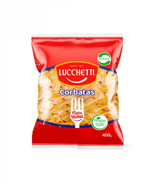 Fideos Lucchetti Corbatas, 400g