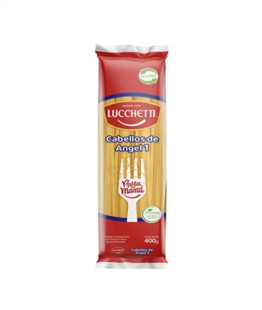 Fideos Lucchetti Cabello De ángel, 400g