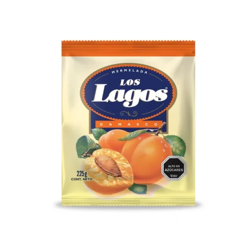Mermelada Los Lagos De Damasco, 225gr.