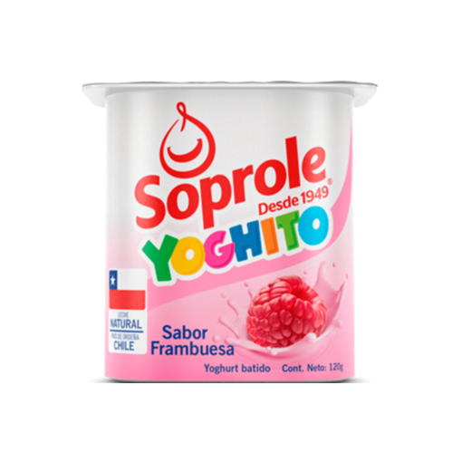 Yoghurt Yoghito Soprole Frambuesa 120 Gr