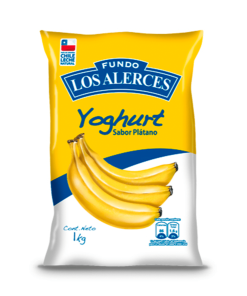 Yoghurt Sabor Plátano Los Alerces 1 Kg