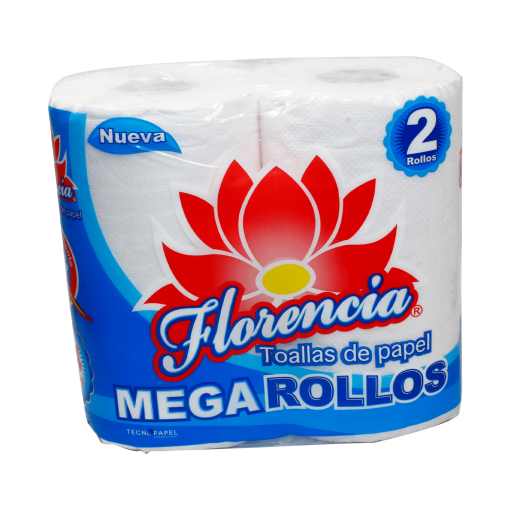 Toalla De Papel Florencia Mega Rollo  Und De 24 Mt