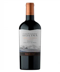 Vino Castillo De Molina Tinto Gran Reserva Merlot 14°, 750ml Vino Castillo De Molina Tinto Gran Reserva Merlot 14°, 750ml
