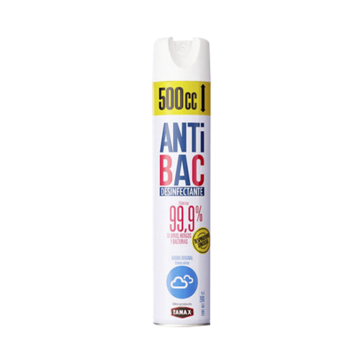 Desinfectante En Aerosol Antibacterial Original Tanax 500 Cc