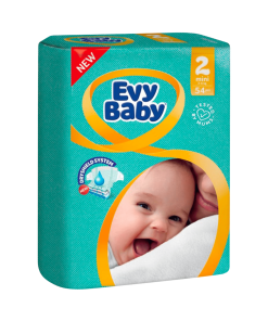 Pañales Evy Baby Talla 4 Maxi 7-18 Kg X 80 Und