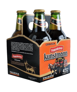 Cerveza Kunstmann 5° Pale Torobayo Pack Botella 330 X 4 Unidades