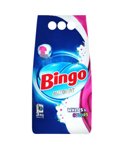 Detergente En Polvo White  Colors Bingo Matic 3 Kg