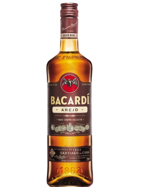 Ron Añejo Bacardí 40°, 750 Cc.