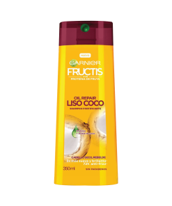 Shampoo Fortificante Liso Coco Fructis  350 Ml