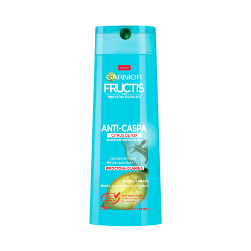Shampoo Fortificante Anti - Caspa Citrus Detox Fructis 350 Ml