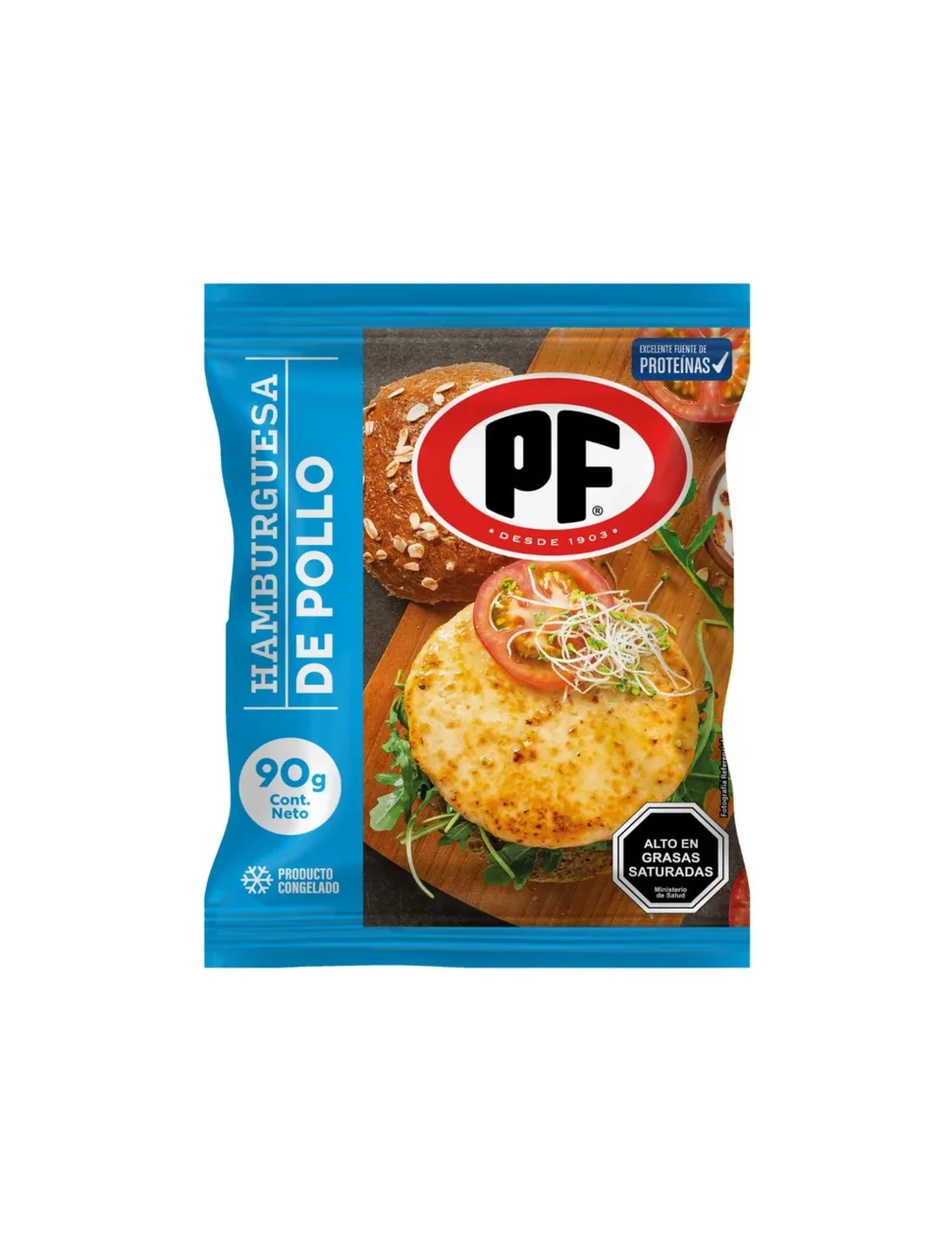 Hamburguesa De Pollo Pf, 90g Hamburguesa De Pollo Pf, 90g