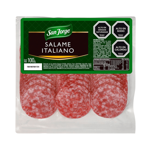 Salame Italiano San Jorge 100 Gr
