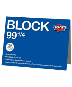 cugat.cl block-proarte-medio-n-99-14-20-hojas-140-gr