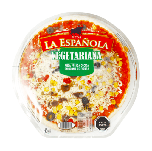 Pizza La Española Vegetariana 425gr