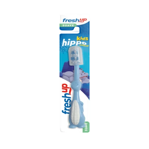 Cepillo Dental Nino Fresh Up Con Capucha Hippo