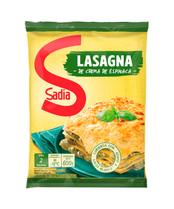 Lasaña Sadia Crema Espinaca 600 Gr