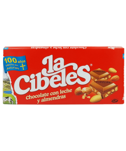Chocolate Cibeles Almendra Leche 125 Gr