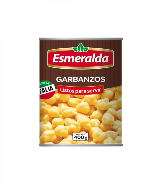 Garbanzos Esmeralda Listos Para Servir, 400g Neto (drenado 240g)