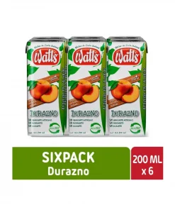 Néctar Watts Sabor Durazno, Pack 6 Unid. X 200ml. Néctar Watts Sabor Durazno, Pack 6 Unid. X 200ml.