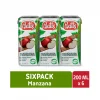 Néctar Watts Sabor Manzana, Pack 6 Unid. X 200cc.