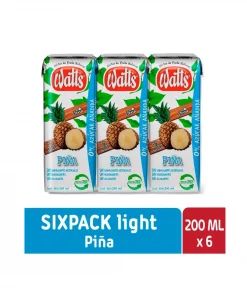 Néctar Watts Sabor Piña Light, Pack 6 Unid. X 200cc. Néctar Watts Sabor Piña Light, Pack 6 Unid. X 200cc.