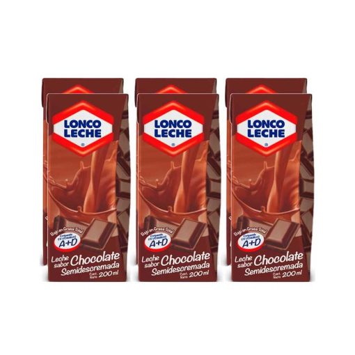 Pack Loncoleche Sabor A Chocolate 6x200 Ml