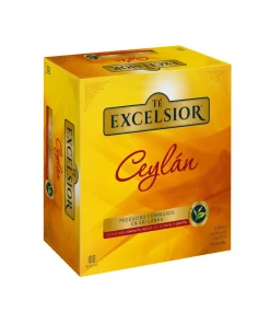 Té Negro Excelsior Ceylán, 100 Bolsitas. Té Negro Excelsior Ceylán, 100 Bolsitas.