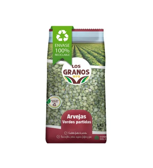 Arvejas Verdes Partidas Los Granos, 1kg