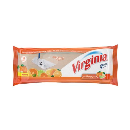 Traperos Húmedos Manlac Naranja 10 Unidades