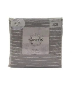 Sábanas Queen Baron Textured Pigment Sheet Floradale 4 Piezas.