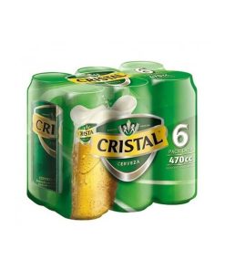 Cerveza Cristal 4.6° Pack Lata 470 X 6