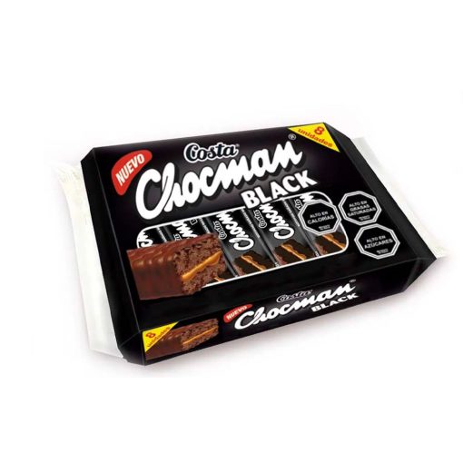 Chocman Black Pack 8 Unidades X 33 Gr C/u