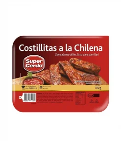Costillitas De Cerdo A La Chilena, Super Cerdo 700gr. Costillitas De Cerdo A La Chilena, Super Cerdo 700gr.