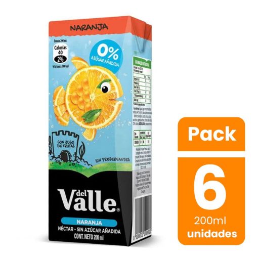 cugat.cl pack-6-un-nectar-de-naranja-light-andina-del-valle