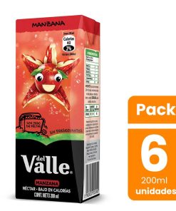 Pack 6 Un Néctar De Manzana Andina Del Valle