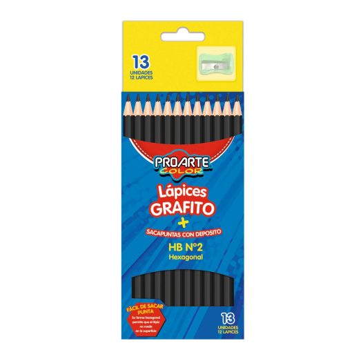 Lapices Grafitos Hexagon.no2 Hb Caja 12 Unid