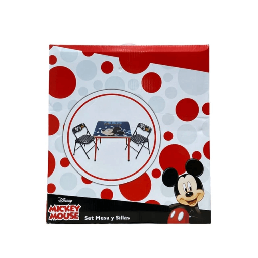 Set Plegable Mesa-sillas Mickey