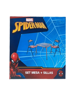Set Plegable Mesa-sillas Spiderman