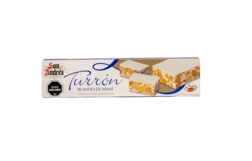 Turron Blando De Mani San Andres 70 Grs