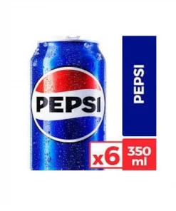 Bebida Pepsi Lata, Pack 6 Unid. X 350cc. Bebida Pepsi Lata, Pack 6 Unid. X 350cc.