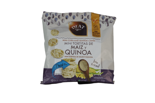 Mini Tortitas De Maiz Quinoa Diet Sglu 50grs