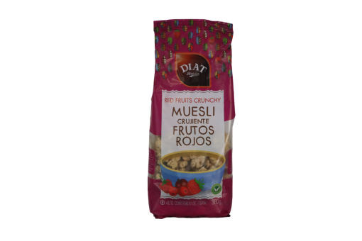 Muesli Diet Crijiente Frutos Rojos 300 Grs