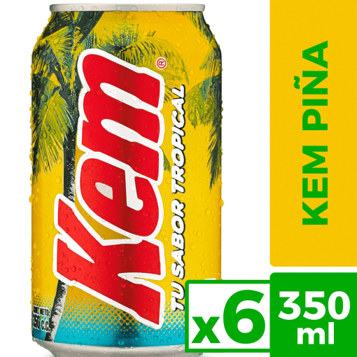 Pack Bebida Kem Piña Lata 350cc X 6 Und.