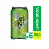 Bebida Canada Dry Limón Soda Lata, Pack 6 Unid. X 350cc. Bebida Canada Dry Limón Soda Lata, Pack 6 Unid. X 350cc.
