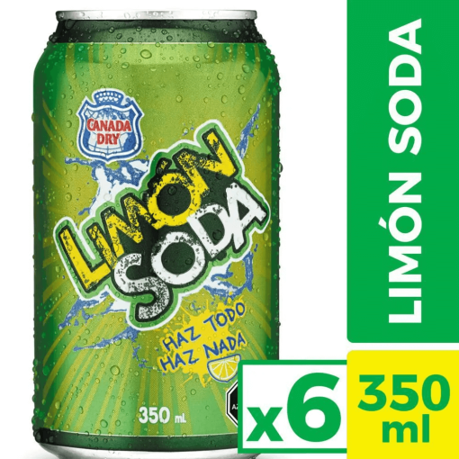 Pack Bebida Limón Soda Lata 350cc X 6 Und.