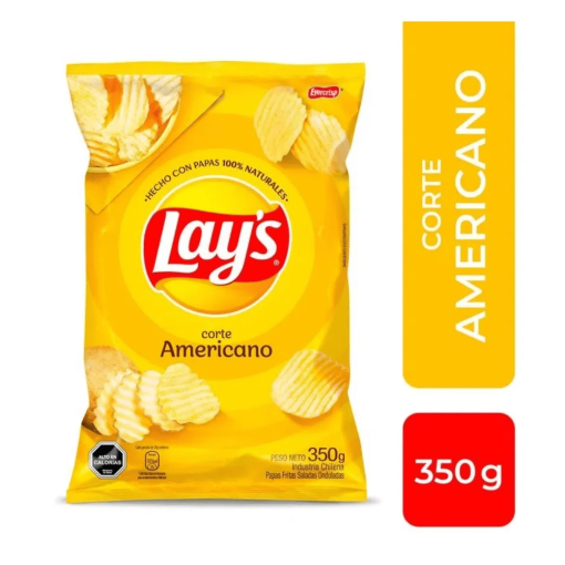 Papas Fritas Lay´s Corte Americano Evercrips, 350grs.