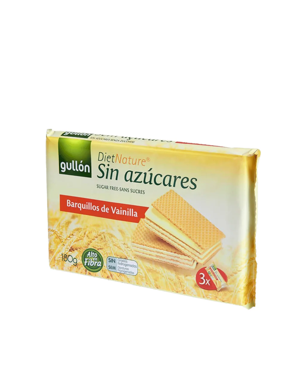 Galletas Gullón Oblea De Vainilla Diet Nature Sin Azúcar, 180g Galletas Gullón Oblea De Vainilla Diet Nature Sin Azúcar, 180g