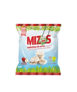 Galletas De Arroz Mizos Sabor Manzana, 16g