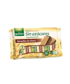 Galletas Gullón Oblea De Chocolate Diet Nature Sin Azúcar, 180g